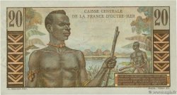 20 Francs Emile Gentil  FRENCH EQUATORIAL AFRICA  1946 P.22 UNC-