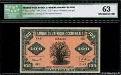 100 Francs FRENCH WEST AFRICA (1895-1958)  1942 P.31a