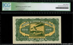 100 Francs  FRENCH WEST AFRICA  1942 P.31a q.FDC