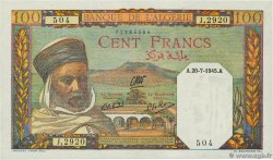 100 Francs ALGÉRIE  1945 P.085
