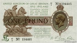 1 Pound INGHILTERRA  1919 P.359a FDC