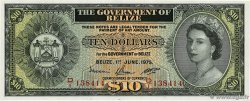10 Dollars BELIZE  1975 P.36b UNC