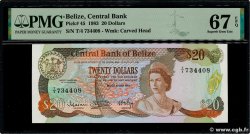 20 Dollars BELIZE  1983 P.45 UNC
