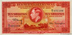 10 Shillings BERMUDAS  1937 P.10b FDC