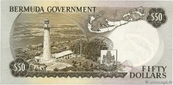 50 Dollars Petit numéro BERMUDA  1970 P.27a UNC