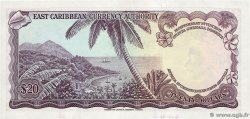 20 Dollars EAST CARIBBEAN STATES  1965 P.15m ST