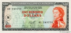 100 Dollars EAST CARIBBEAN STATES  1965 P.16l UNC