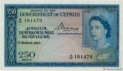 250 Mils CYPRUS  1957 P.33a UNC-
