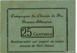 25 Centimes  DJIBOUTI Dire Daoua 1919 P.-