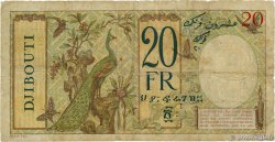 20 Francs DSCHIBUTI   1943 P.12A fS