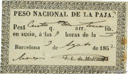 1 Pesage  SPAIN Barcelone 1852 P.-