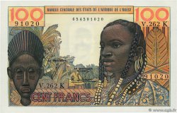 100 Francs WEST AFRIKANISCHE STAATEN  1965 P.701Kf fST+