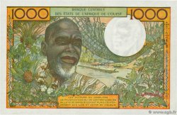 1000 Francs WEST AFRIKANISCHE STAATEN  1974 P.703Kl fST+