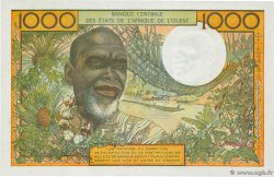 1000 Francs ESTADOS DEL OESTE AFRICANO  1977 P.803Tm SC