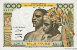 1000 Francs WEST AFRICAN STATES  1977 P.803To UNC