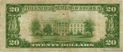 20 Dollars UNITED STATES OF AMERICA Cleveland 1929 P.397 VG