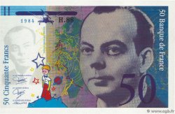 50 Francs SAINT-EXUPÉRY Épreuve FRANCIA  1984 NE.1989 FDC