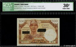 100 Francs SUEZ FRANKREICH  1956 VF.42.01 SS