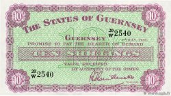 10 Shillings GUERNSEY  1966 P.42c UNC