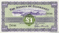 1 Pound GUERNESEY  1966 P.43c NEUF