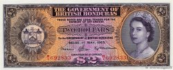 2 Dollars BRITISH HONDURAS  1965 P.29b UNC