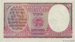 2 Rupees INDIA  1943 P.017b AU