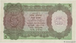 5 Rupees INDIA
  1943 P.018b SPL+
