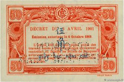 50 Cents Spécimen FRANZÖSISCHE-INDOCHINA  1920 P.047s ST