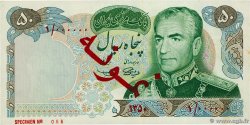 50 Rials Spécimen IRAN  1971 P.097as SPL