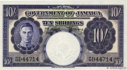 10 Shillings GIAMAICA  1955 P.39 q.FDC