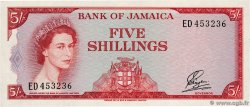5 Shillings JAMAICA  1961 P.49 UNC-