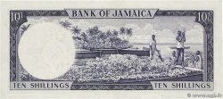 10 Shillings JAMAIKA  1964 P.51Be fST+
