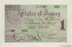 1 Pound JERSEY  1941 P.06a FDC