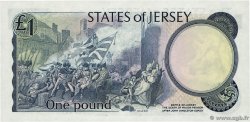 1 Pound Petit numéro ISLA DE JERSEY  1976 P.11b FDC