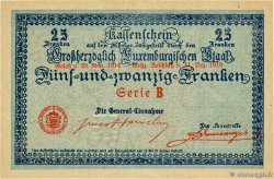 25 Francs LUXEMBOURG  1919 P.31a AU