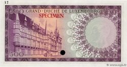500 Francs Spécimen LUXEMBOURG  1963 P.52Act UNC