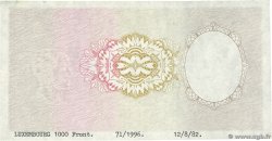 1000 Francs Épreuve LUSSEMBURGO  1982 P.52Be AU