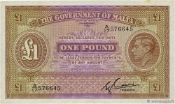 1 Pound MALTA  1940 P.20c UNC-