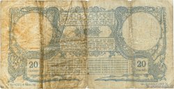 20 Francs NEW CALEDONIA  1924 P.20 VG