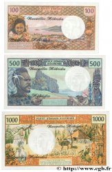 100, 500 et 1000 Francs Lot NUOVE EBRIDI  1980 P.18d, P.19c et P.20c AU+