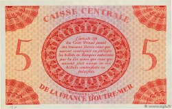 5 Francs ISOLA RIUNIONE  1944 P.36var FDC