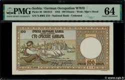 1000 Dinara SERBIA  1942 P.30 SC+