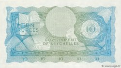 10 Rupees SEYCHELLES  1968 P.15a UNC