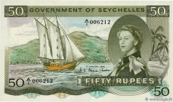 50 Rupees SEYCHELLEN  1968 P.17a fST