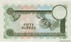 50 Rupees SEYCHELLES  1972 P.17d q.FDC