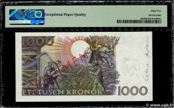 1000 Kronor Spécimen SUÈDE  1989 P.60as NEUF