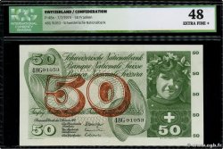 50 Francs SWITZERLAND  1974 P.48n XF