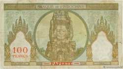 100 Francs TAHITI  1961 P.14d MB