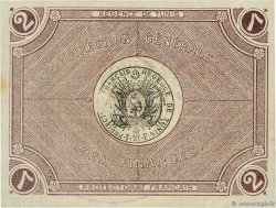2 Francs TUNISIA  1918 P.37b AU