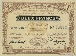 2 Francs TUNISIA  1918 P.37c UNC